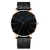 Relógios requintados 2022 masculino elegante ultra fino negócios de aço inoxidável quartzo novo relógio de pulso moda preto casual relógio para homens - comprar online