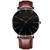 Relógios requintados 2022 masculino elegante ultra fino negócios de aço inoxidável quartzo novo relógio de pulso moda preto casual relógio para homens na internet