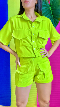 Conjunto Verde Neon