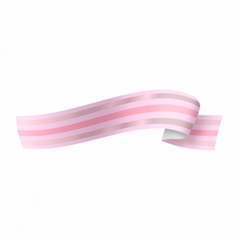 Fita Listras Rosa 32mm x 100 metros