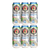 Kit 6 Cervejas Alemãs Zero Sem Álcool Weissbier Paulaner Lata 500Ml