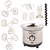 Fonte Cascata Fondue de Chocolate Queijo Molho Importada 4 Andares 127V Nostalgia - Bahia Delivery 