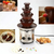 Fonte Cascata De Chocolate Importada 4 Andares Inox E Alumínio 127V