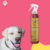Frasco do Fluído Finalizador Térmico Calcedônia da Dolce Pet com um cachorro sorridente ao lado.