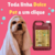 Cachorro com toalha na cabeça ao lado de um frasco de Shampoo Suave Esmeralda Cereja e Avelã de 5L da Dolce Pet.
