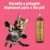 Gato brincando com a garrafa de shampoo Suave Esmeralda Bambu Mossô da Dolce Pet.