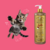 Mascara de hidratação reconstrutora para pets, com um gato brincando ao lado do produto.