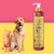 Frasco de Shampoo Limpeza Intensa Safira Bambu Mossô da Dolce Pet, com um cachorro e um gato ao fundo.