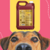 Frasco de condicionador Topázio Cereja e Avelã da Dolce Pet, 5L, com um cão em primeiro plano.