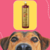 Frasco de shampoo neutralizador de odores Turmalina Cereja e Avelã da Dolce Pet, com um cachorro em primeiro plano.