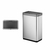 Lixeira Automática Americana Com Sensor 50L Inox Cinza - comprar online