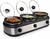 Rechaud Triplo Elétrico Buffet Cuba De Cerâmica Prata 127V - Bahia Delivery 