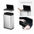 Lixeira Automática Americana Com Sensor 50L Inox Cinza - comprar online