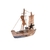 Mini Barco Decorativo Pequeno Em Madeira