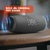 Caixa De Som Portátil JBL Charge 5 Bluetooth Prova D´água 20h Bateria 40W IP67 Preto Powerbank na internet