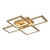 Luminária Lustre LED Smd 50w Alumínio Dourado 4000k LP013 Nitrolux