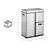 Lixeira Automática Americana Tripla Inox Sensor Seletiva Gaveta 60l na internet