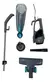 Aspirador vertical 2 em 1 Labravia 400W, modelo moderno e compacto, ideal para limpeza eficiente.