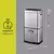 Lixeira Americana Dupla Automática Com Sensor Em Inox