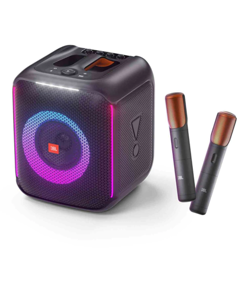 Caixa De Som JBL Bluetooth Partybox Encore Show de Luzes Com 2 Microfones Sem Fio IPX4 100W - comprar online