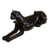 Pantera Escultura Decorativa Em Cerâmica Preta 54cm - comprar online