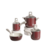 Conjunto De 4 Panelas Cerâmica Antiaderente Indução Chicago Merlot Jomafe Portugal - comprar online