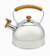 Chaleira Com Apito Retrô Alça Estilo Bambu 2,5l Inox - comprar online