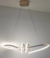 Luminária Lustre Pendente LED Lp-017 Rosé Gold 45W 4000K Neutro Bivolt Nitrolux na internet