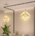 Luminária Lustre Pendente Led Dourado LPC-001 24W 4000K Nitrolux - comprar online