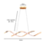 Luminária Lustre Pendente Led Espiral 4000K 35W Rosê Gold Nitrolux - Bahia Delivery 