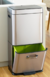 Lixeira Americana Dupla Automática Com Sensor Em Inox