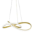 Luminária Lustre Pendente Led LP-302D Dourado 36w 3 em 1 Nitrolux