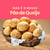 2Kg De Pão De Queijo Tradicional Congelado Lanche 100Gr