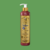 Frasco de shampoo para cães e gatos, com rótulo dourado e detalhes em azul, destacando ingredientes como cereja e avelã.