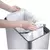 Lixeira Automática Americana Com Sensor 50L Inox Cinza