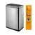 Lixeira Automática Americana Com Sensor 50L Inox Cinza