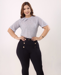 T-shirt laço Lurex na internet