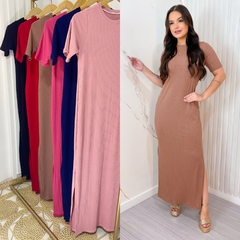 Vestido longo Thaise na internet