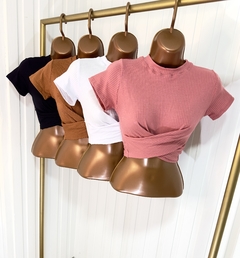 Cropped transpassado Luna - loja online