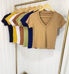 Tee gola "V" - loja online