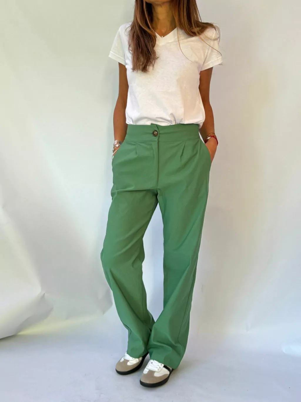 PANTALON SASTRERO VERDE MILITAR