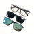ANTEOJO CLIP ON POLARIZADO UNICITY H2884 GRIS OSCURO GRAFITO (INCLUYE 2 CLIPS)