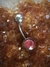 PIERCING BANANA COM ZIRCÔNIA ROSA - comprar online
