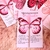 Card quadrado borboleta com escovinha - Gama Personalizados