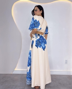 VESTIDO LONGO MANGA GRECIA na internet