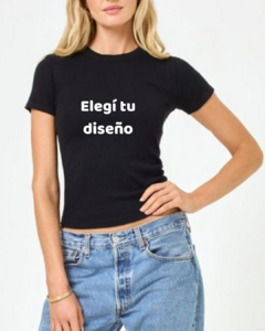 Remera Baby Tee Personalizada - comprar online