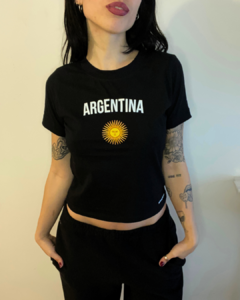 Remera Argentina Negra - Novach.ind