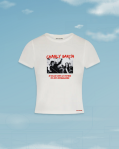 Remera Charly y Cristina Patriotas Blanca en internet