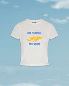 Remera Malvinas Argentinas II Blanca - comprar online