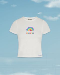 Remera Sounds Gay I´m In Blanca - comprar online